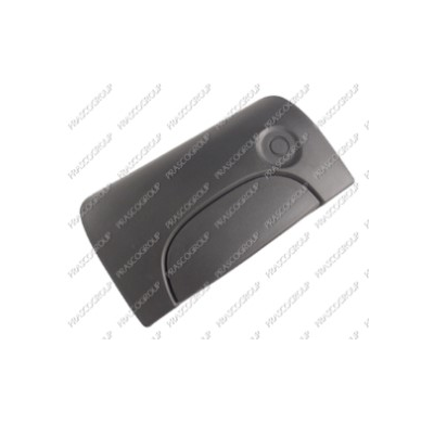 Maneta Exterior Porton Abatible-Sin Agujero Llave-Negra Nissan Kubistar 2003->