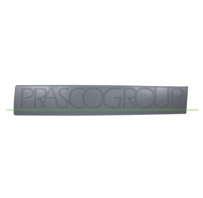 MOLDURA PUERTA TRASERA IZQUIERDA-CON CLIPS-NEGRO/GRANULADO