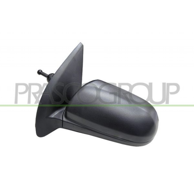 RETROVISOR IZQUIERDO-MANUAL-NEGRO-CONVEXO MOD. 4 PUERTAS