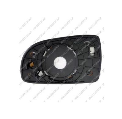 Cristal + Soporte Dch Convexo Calefactado Cromado  Aveo 07>