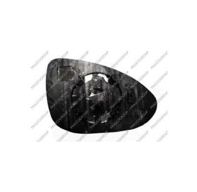 Cristal+soporte Izquierdo-Convexo/Cromado