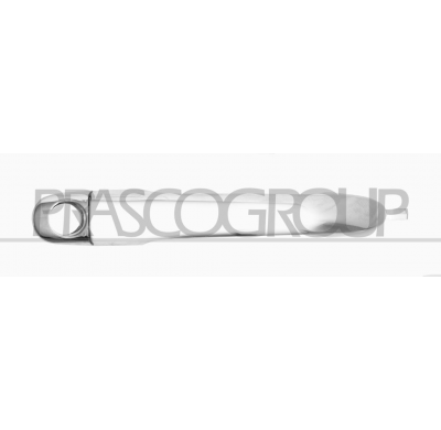 MANETA EXTERIOR DELANTERA IZQUIERDA CROMADA-CON AGUJERO LLAVE