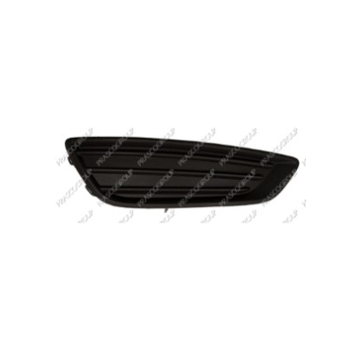 Rejilla Derecha Parachoques-Granulada-Negra Sin Agujeros Antiniebla - Modelo Plus