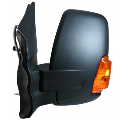 Ford Transit 14-*Retrovisor Izq Electrico Calefactado Con Piloto Amarillo Brazo Corto Convexo 16w 6pin