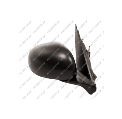 Retrovisor Dch Negro Con Sensor De Temperatura Convexo Cromado 500 L 12>