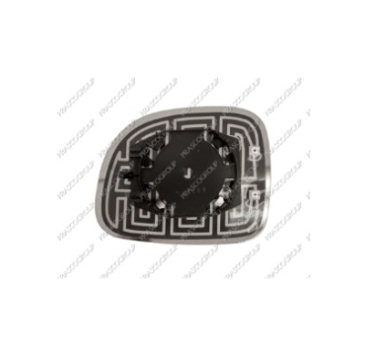 Cristal+soporte Derecho-Convexo-Termico-Cromado Mod.  Panda Climbing 4x4 - Natural Power Fiat Panda 2009->