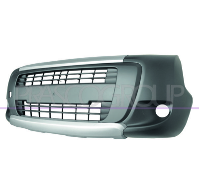 PARAGOLPES DELANTERO NEGRO- CON AGUJEROS ANTINIEBLA- CON BANDA SUPERIOR Y BANDA INFERIOR SILVER MOD. ADVENTURE