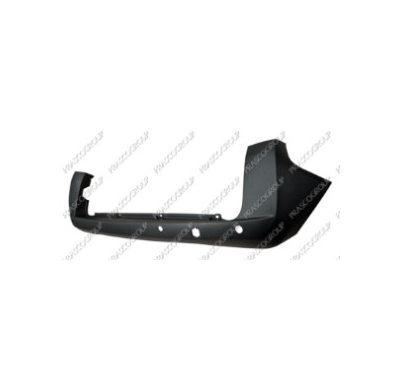 Paragolpes Trasero-Negro Granulado-Porton Abatible-Con Agujeros Sensores Aparcamiento+soportes - Mod. Cargo-Kombi Citroen Nemo 2