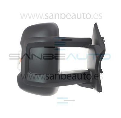 Retrovisor Derecho Electrico-Negro-Termico-Con Piloto-Brazo Largo-Convexo/Cromado