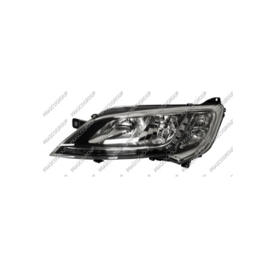 Optica Izquierda H7+h7 Electrica-Con Motor-Con Luz De Giro-Led-Negra