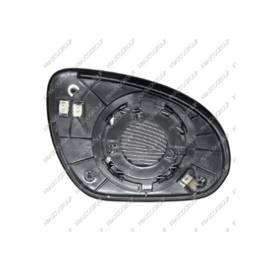 Cristal + Soporte Izq Convexo Calefactado Cromado  I30 07>