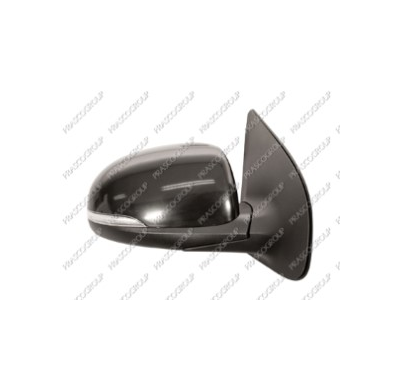 Espejo Derecho Electrico Negro Con Piloto Convexo/Cromado