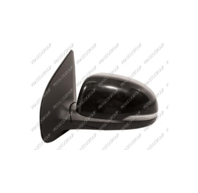 Espejo Izquierdo Electrico Negro Con Piloto Abatible Electricamente Convexo/Cromado