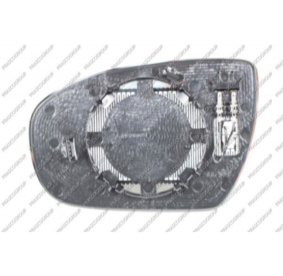 Cristal+soporte Derecho-Calefactado-Convexo/Cromado