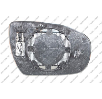 Cristal+soporte Izquierdo-Asferico-Calefactado-Cromado