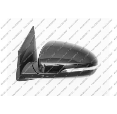 Retrovisor Izq Electrico Termico Negro Con Piloto - Con Luz Cortesia - Abatible Electricamente - Convexo/Cromado.-10 P