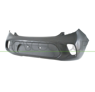 PARAGOLPES TRASERO NEGRO-LISO A IMPRIMAR