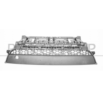 REJILLA CENTRAL PARAGOLPES DELANTERO-NEGRA