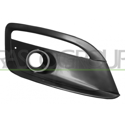 REJILLA DERECHA PARAGOLPES DELANTERO-NEGRA-CON AGUJEROS ANTINIEBLA