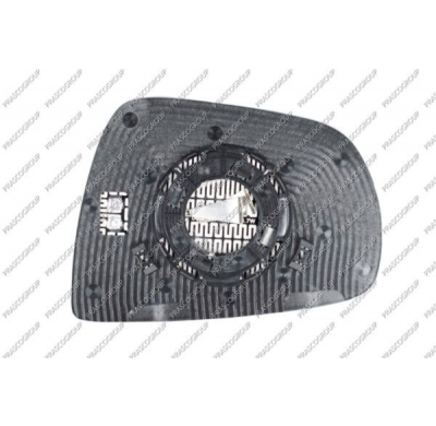 Cristal+soporte Derecho-Calefactado-Convexo/Cromado