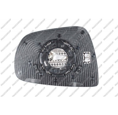 Cristal+soporte Izquierdo-Convexo-Calefactado-Cromado