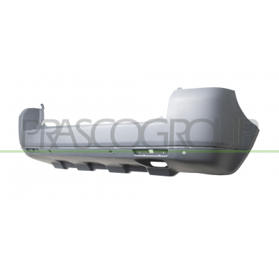 PARAGOLPES TRASERO-IMPRIMADO CON AGUJEROS SENSORES+SOPORTES