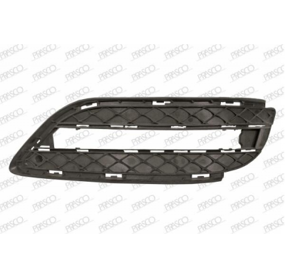 Rejilla Derecha Paragolpes-Negra-Con Agujero Luz Diurna Rectangular