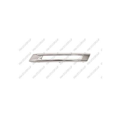 Moldura Dch Paragolpes Delantero Cromada -  Con Agujero Para Luz Diurna W166 11 Mercedes Clase Ml - W166 2011->