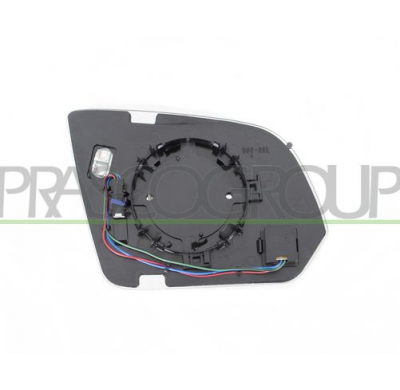 CRISTAL+SOPORTE IZQUIERDO-ASFERICO-CON CON SENSOR ANGULO MUERTO-TERMICO-CROMADO