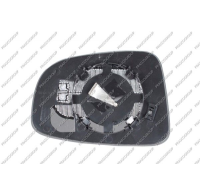 Cristal+soporte Izquierdo-Asferico-Calefactado-Cromado