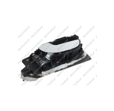 Manecilla Interior Delantera Izquierda  Con Palanca Cromada-Escudo Negro Peugeot 307 2001->