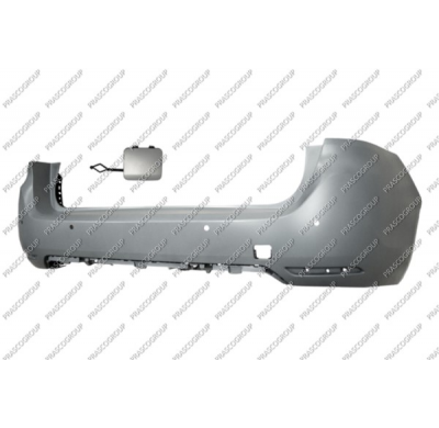 Paragolpes Trasero-Imprimado Con Agujeros Sensores - Mod. Familiar