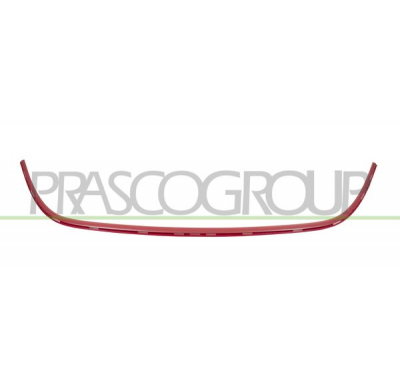 MOLDURA CENTRAL PARAGOLPES DELANTERO- ROJO MOD. GTI