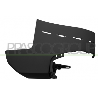 PUNTA DERECHA PARAGOLPES TRASERO-NEGRO GRANULADA-CON AGUJEROS CERCO ALETA-PASO CORTO MOD. PORTON TRASERO