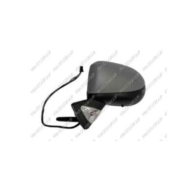 Espejo Izquierdo-Electrico-Termico-Imprimado-Con Piloto-Asferico/Cromado Renault Grand Modus 2008->