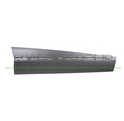 MOLDURA PUERTA DELANTERA DERECHA NEGRA GRANULADA CON AGUJEROS PERFIL