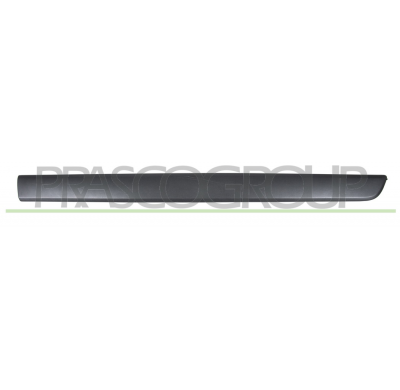 MOLDURA PUERTA DELANTERA DERECHA-CON CLIPS-NEGRO/GRANULADO