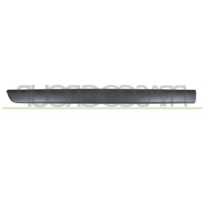 MOLDURA PUERTA DELANTERA IZQUIERDA-CON CLIPS-NEGRO/GRANULADO