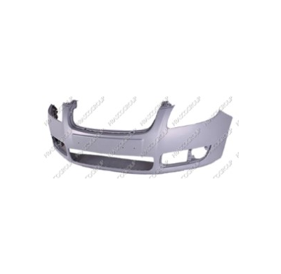Skoda Fabia 07-*Paragolpes Delantero Para Pintar Con Agujeros Antiniebla