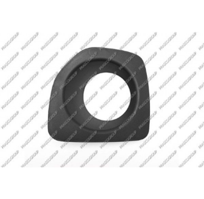 REJILLA DERECHA PARAGOLPES-GRANULADA-NEGRA CON AGUJEROS ANTINIEBLA