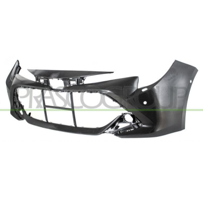 PARAGOLPES DELANTERO NEGRO-LISO A IMPRIMAR-CON AGUJEROS SENSORES DE APARCAMIENTO Y PARK ASSIST Y LAVAFAROS