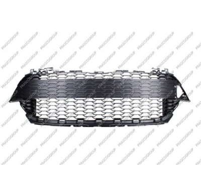 REJILLA CENTRAL PARAGOLPES DELANTERO-NEGRA