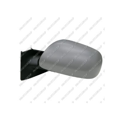 Retrovisor Izq  Manual Para Pintar Convexo Cromado Yaris 06>