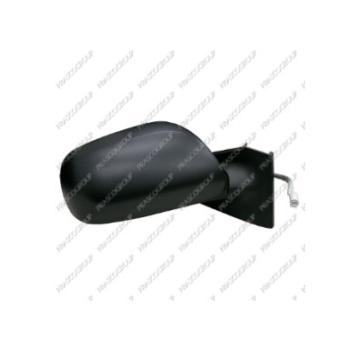 Espejo Derecho Electrico-Negro-Termico-Abatible-Convexo/Cromado Toyota Yaris 2005->