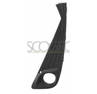 REJILLA DERECHA PARAGOLPES DELANTERO-NEGRA-CON AGUJEROS ANTINIEBLA