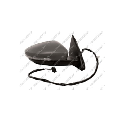 Espejo Derecho Electrico-Termico-Imprimado-Con Piloto-Convexo/Cromado Volkswagen Passat 2010->