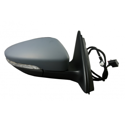 Vw Jetta 11-*Retrovisor Dch Electrico Calefactado Con Piloto  Para Pintar Convexo 6pin