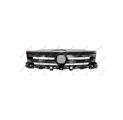 Rejilla-Negra Con Moldura Cromada Volkswagen Tiguan 2011->