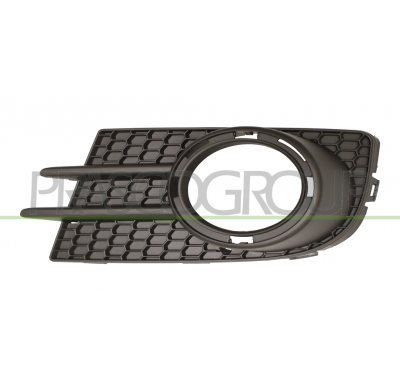 REJILLA IZQUIERDA PARAGOLPES-NEGRA GRANULADO-CON AGUJEROS ANTINIEBLA-CON AGUJEROS MARCO MOD. SPORT 18?