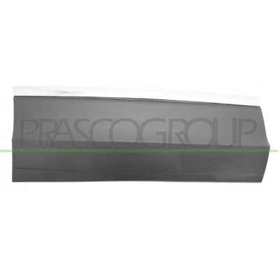 MOLDURA PUERTA TRASERA DERECHA NEGRA GRANULADA-CON AGUJEROS PERFIL